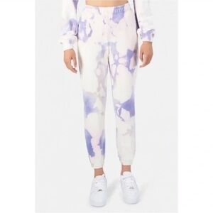 Cotton Citizen Brooklyn Tie Dye Lilac Blast Lounge Sweatpants Size XS NWT